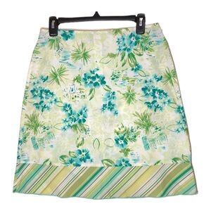 Heart Soul Floral Spring Straight Skirt Juniors Size 9
